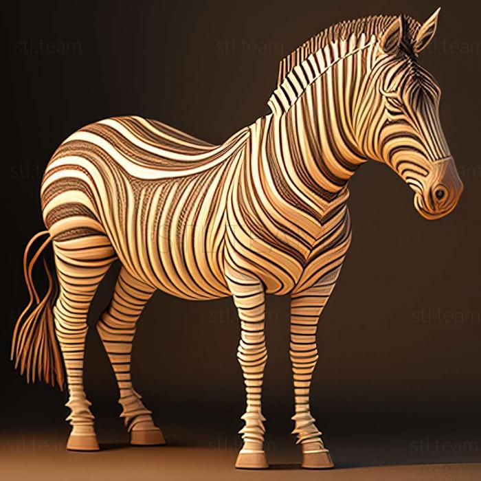 3D model Orthonops zebra (STL)